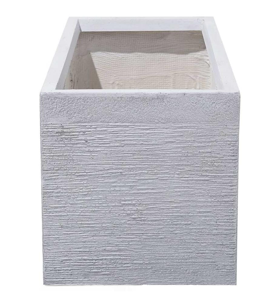 Blumenkübel MYRA 50 cm Weiss