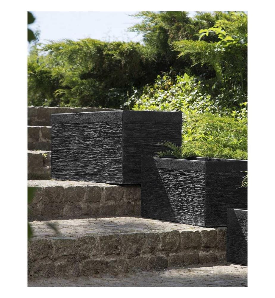 Blumenkübel MYRA 80 cm Schwarz