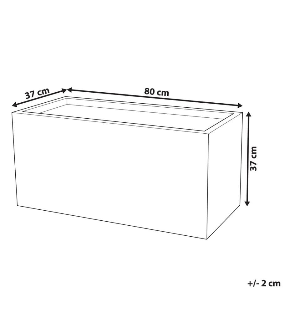 Cache-pot MYRA 80 cm Blanc