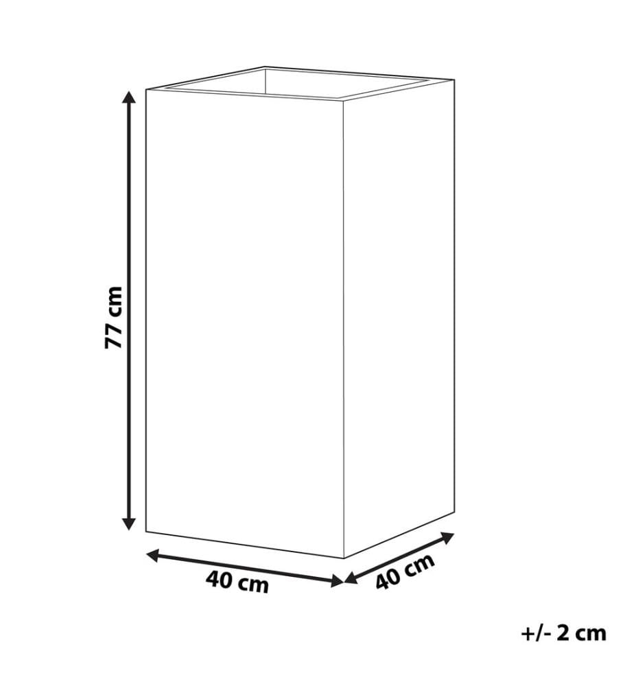 Blumenkübel DION 40 cm Hellbeige