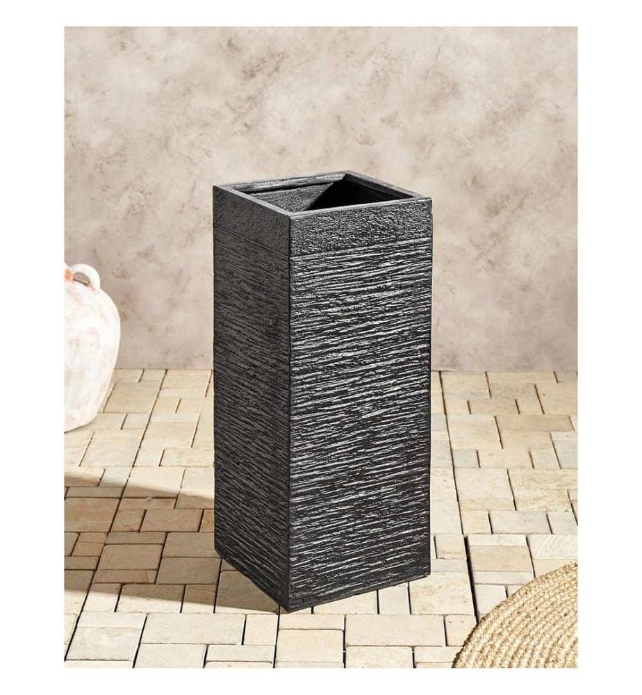 Cache-pot DION 26 cm Noir