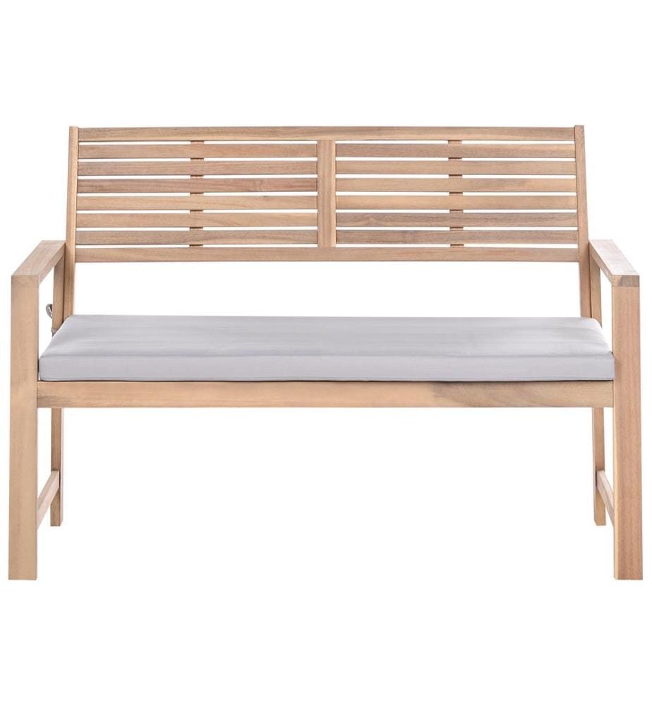 Ensemble de salon de jardin avec table 4 places FIAMES Gris Bois d'acacia certifié