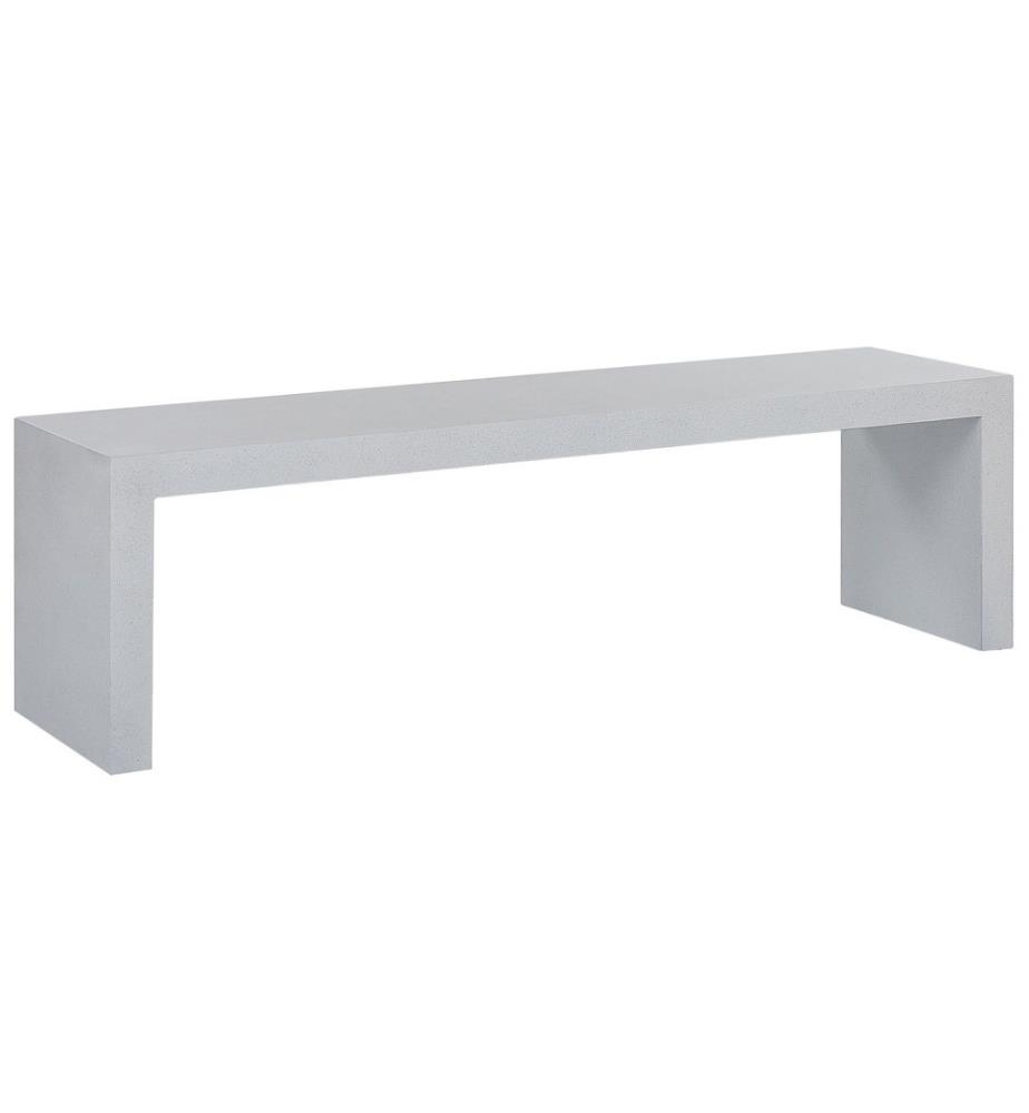 Gartenbank TARANTO 150 cm Beton Weiss