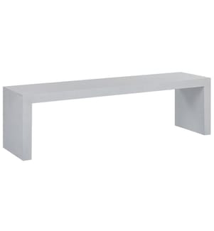 Gartenbank TARANTO 150 cm Beton Weiss