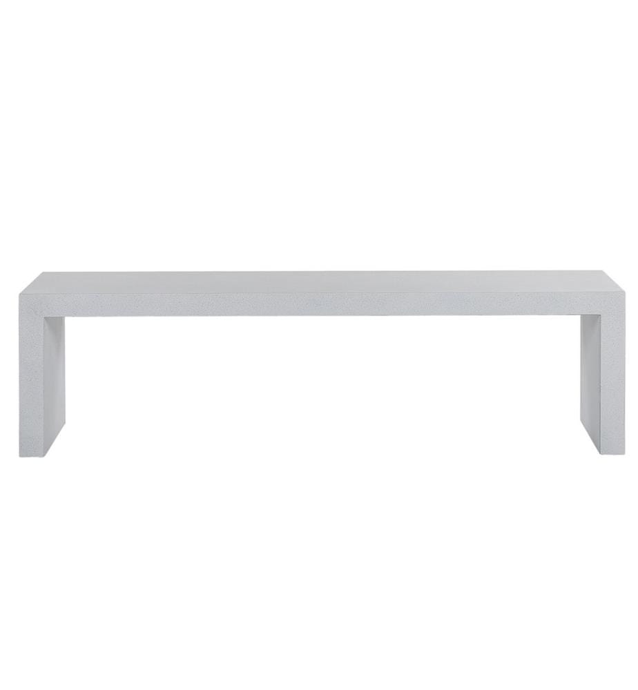 Gartenbank TARANTO 150 cm Beton Weiss