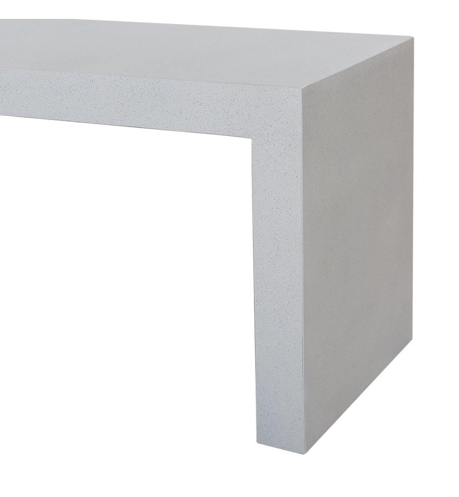 Gartenbank TARANTO 150 cm Beton Weiss