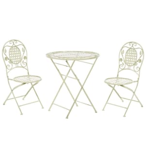 Ensemble bistrot Pliant BIVIO Métal Vert clair