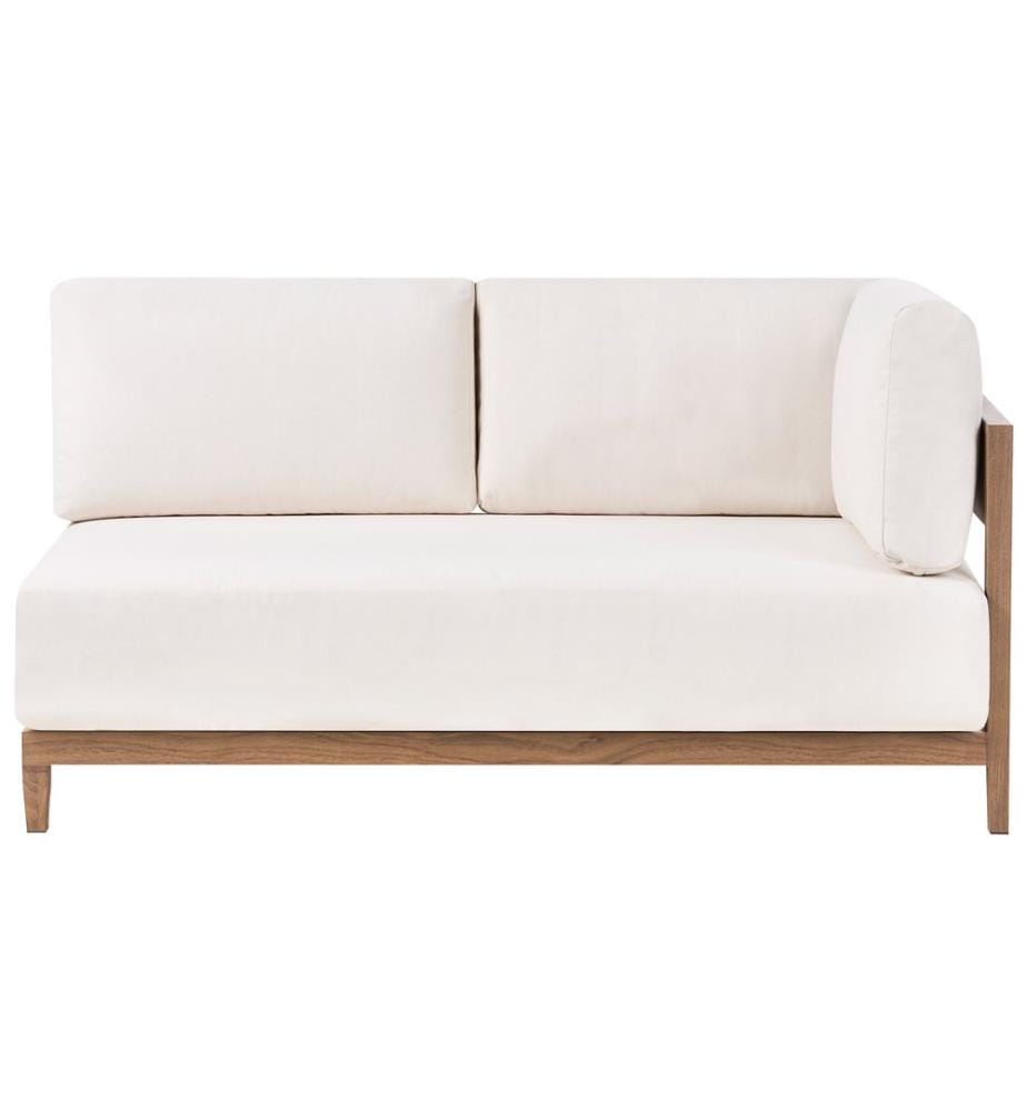 Gartensofa mit Tisch 2-Sitzer SAMPIERI Braun Metall