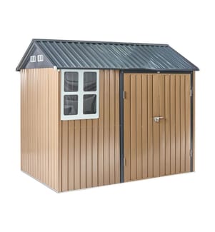 Gerätehaus NOCCIANO 248 cm 161 cm Braun