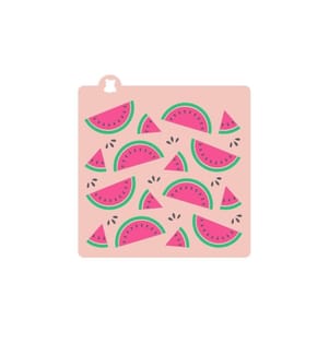 CUT MY COOKIES - Schablone Wassermelone 3-teilig, Weiss