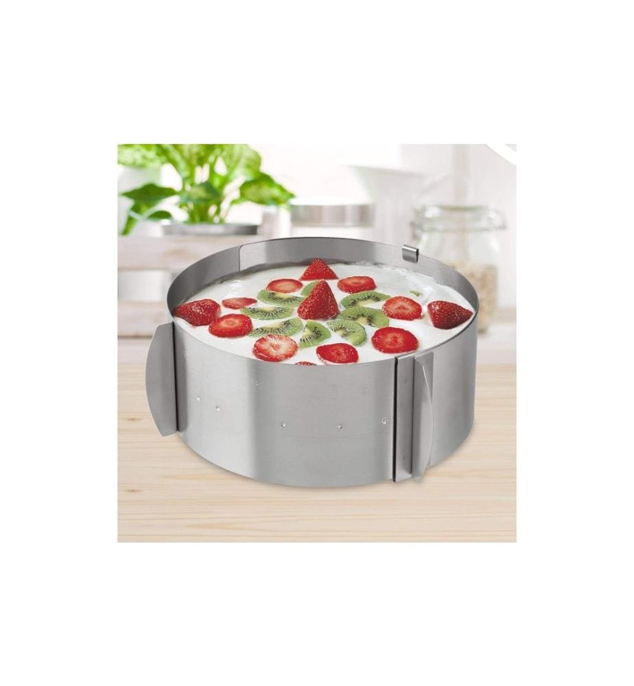 ZENKER - Backrahmen Silber, Rund