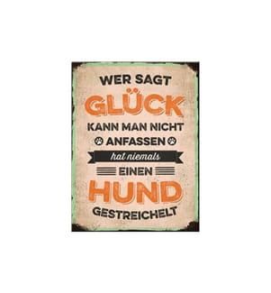 NOSTALGIC ART - Aimant Glück Hund 1 Pièce/s, Multicolore
