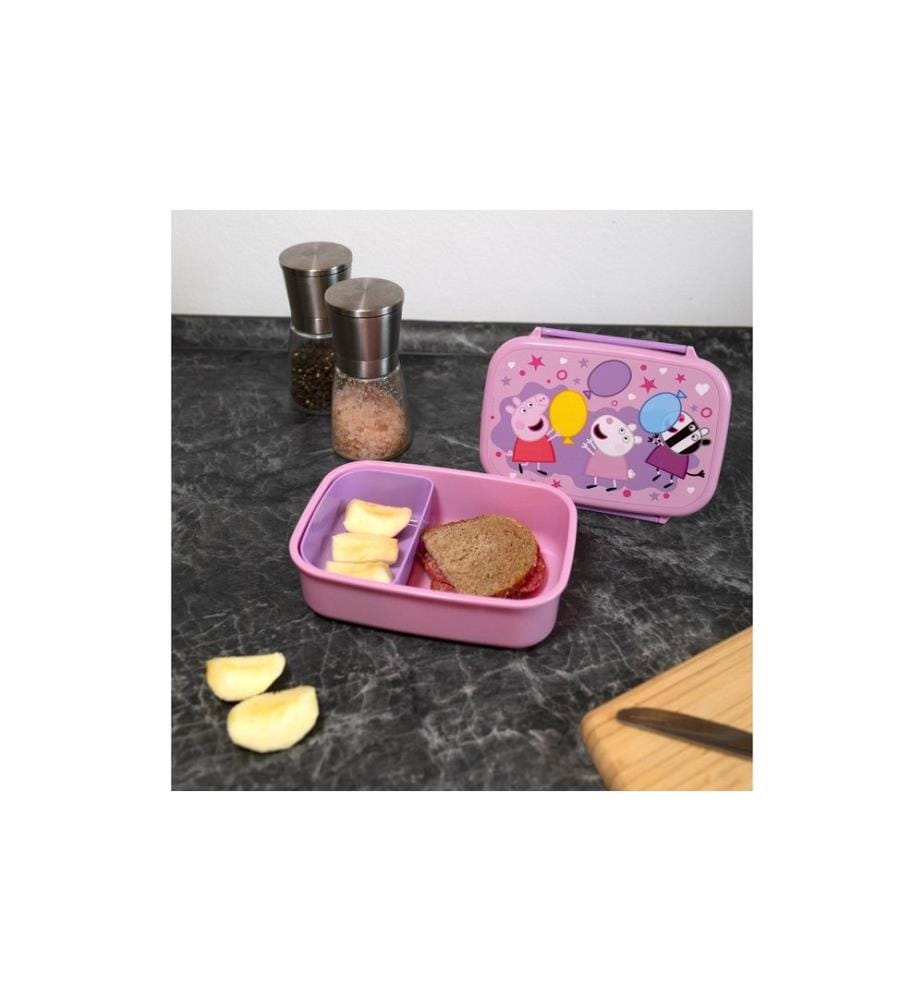 SCOOLI - Boîte casse-croûte Peppa Pig Multicolore