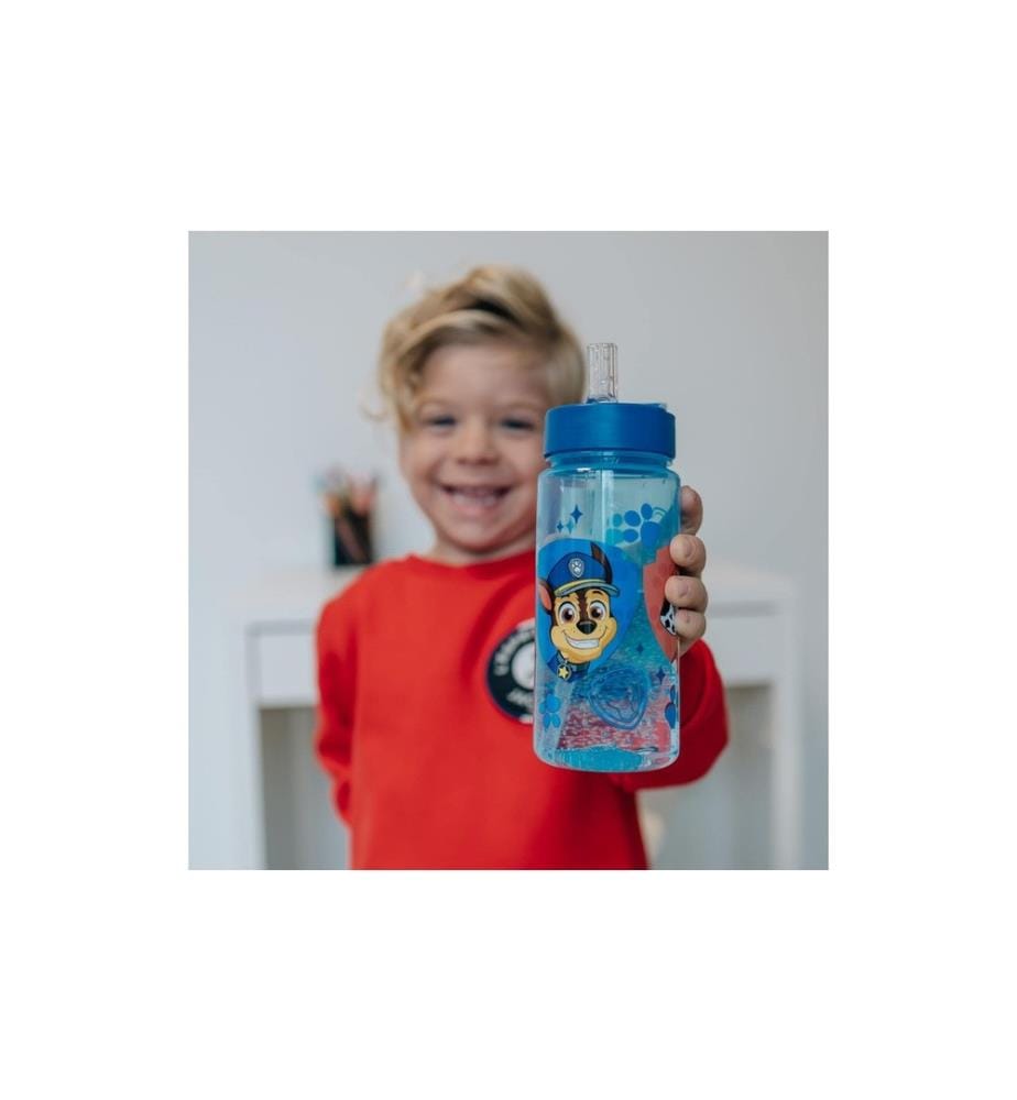 SCOOLI - Trinkflasche Paw Patrol 500 ml, Hellblau/Rot