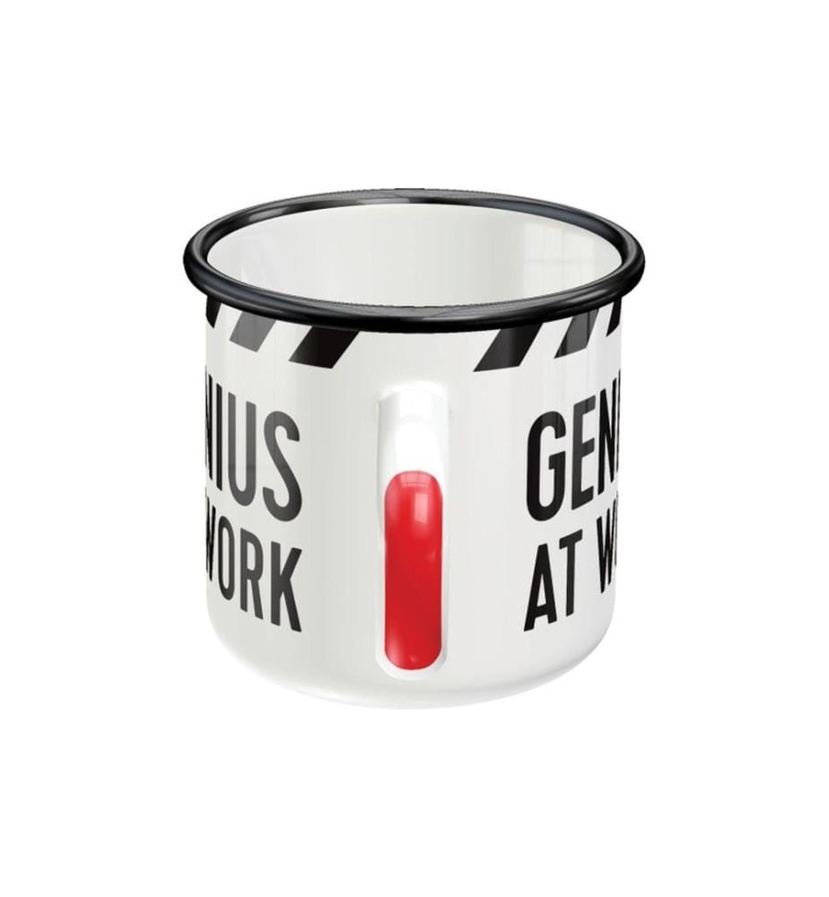NOSTALGIC ART - Tasse universelle Genius At Work 360 ml, 1 Pièce/s, Noir/Blanc