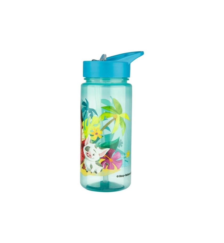 SCOOLI - Gourde Vaiana 500 ml, Transparent/Turquoise