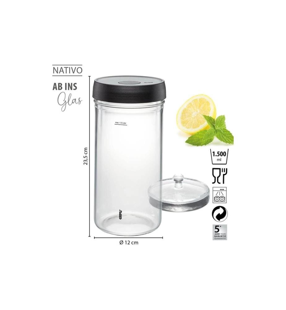 GEFU - Verre de fermentation Nativo 1.5 L