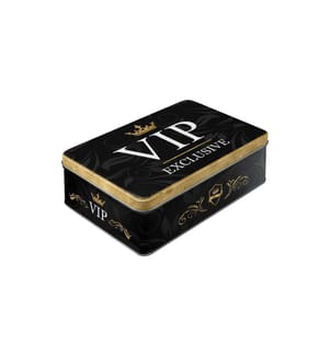 NOSTALGIC ART - Vorratsdose VIP 3 l, Gold/Schwarz