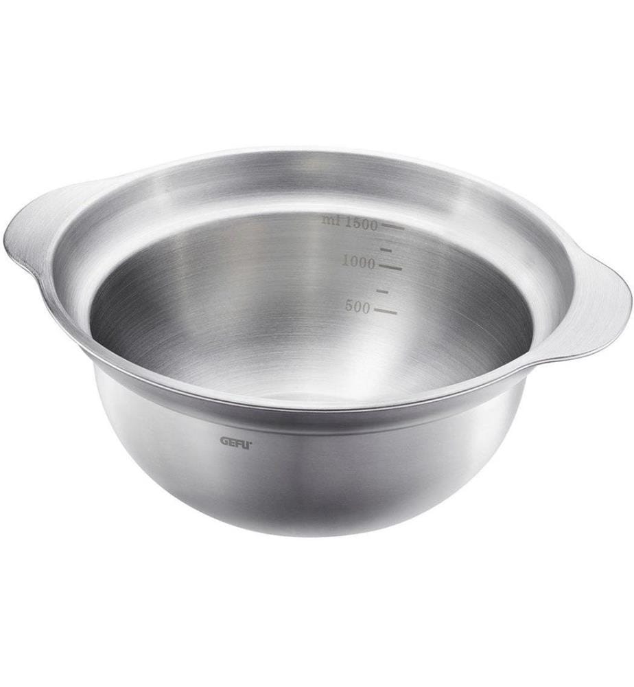 GEFU - Rührschüssel Premio 1.5 l, Silber