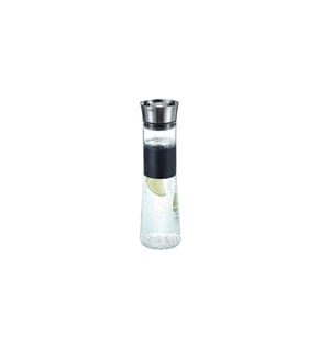 GEFU - Karaffe Cascada 1 l, Schwarz/Transparent