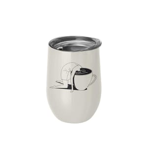 BioLoco - Thermobecher Office-Take a sip 420 ml, Grau