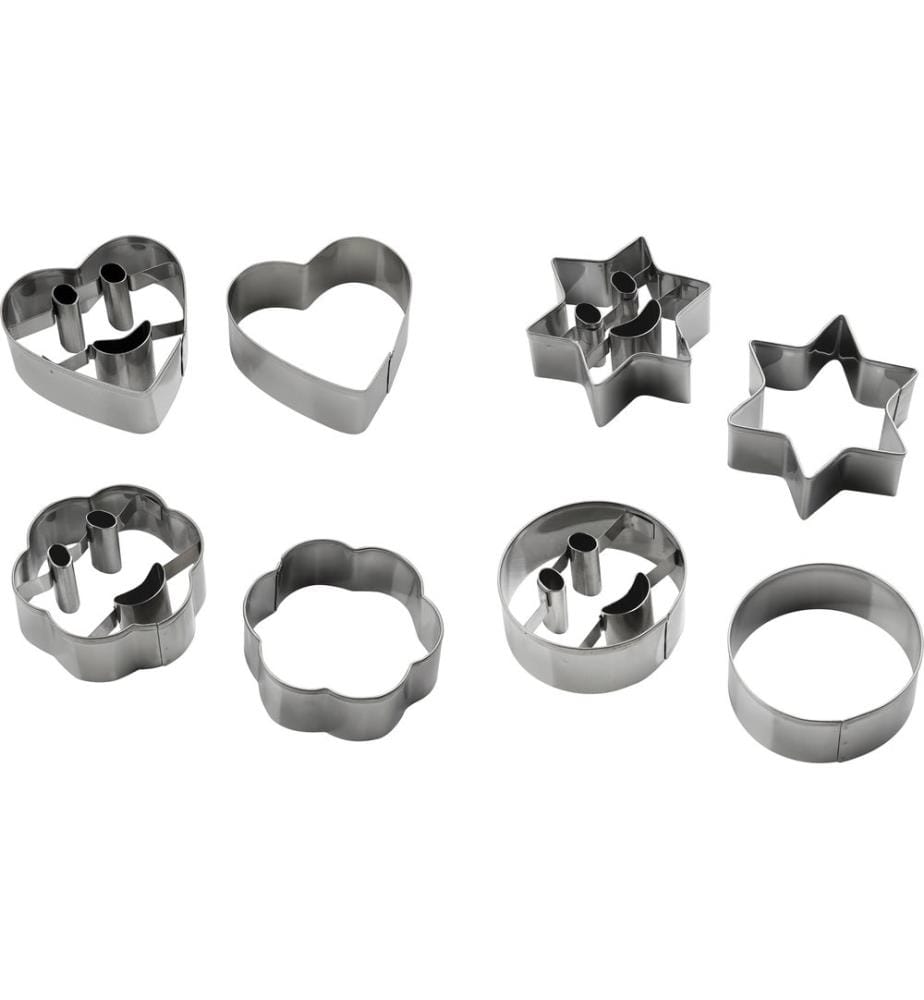 ZENKER - Guetzli-Ausstecher-Set Smiley Smiley, assortiert