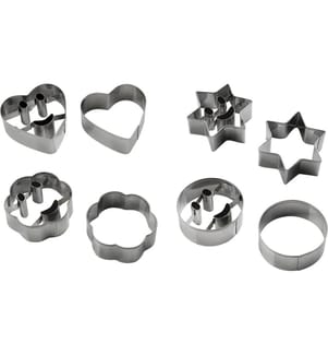 ZENKER - Kits d'emporte-pièces Smiley Smiley, assortiert