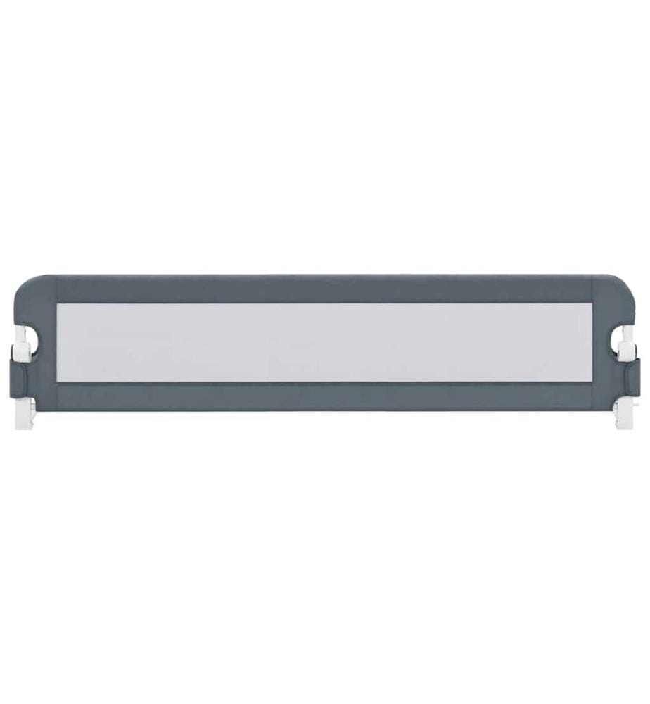 Kleinkind-Bettschutzgitter Grau 180x42 cm Polyester