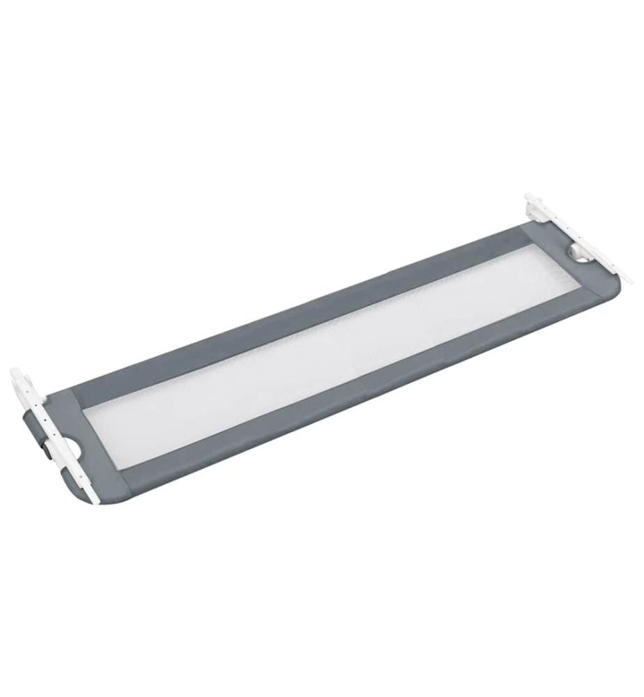 Kleinkind-Bettschutzgitter Grau 180x42 cm Polyester