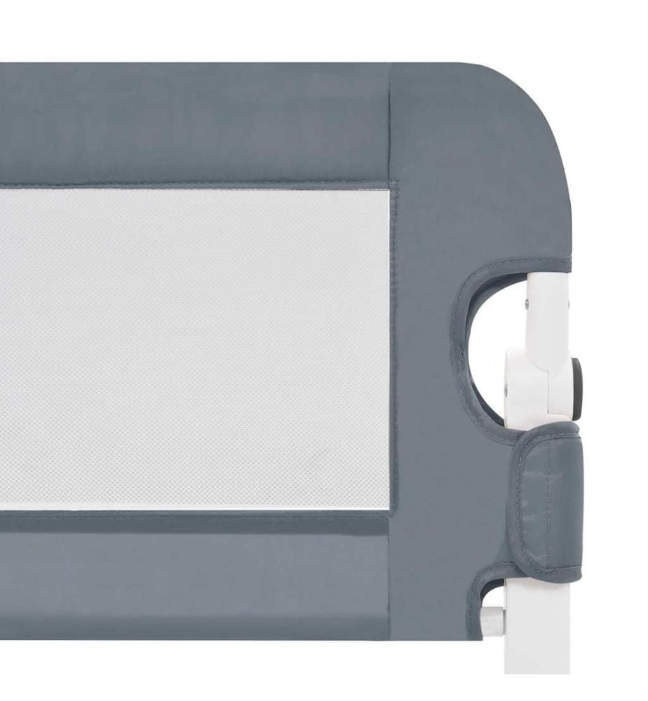 Kleinkind-Bettschutzgitter Grau 180x42 cm Polyester