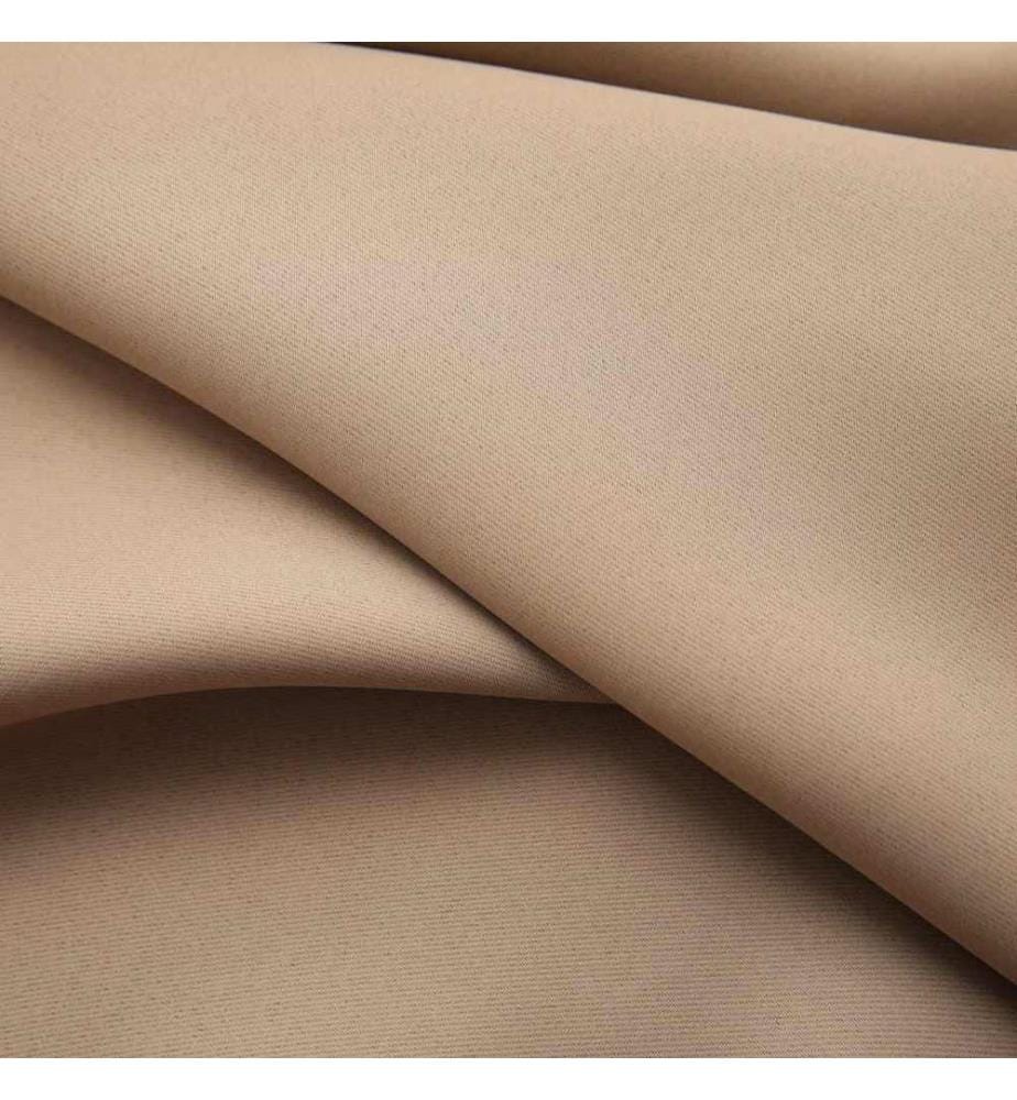 Verdunkelungsvorhang mit Haken Taupe 290 x 245 cm