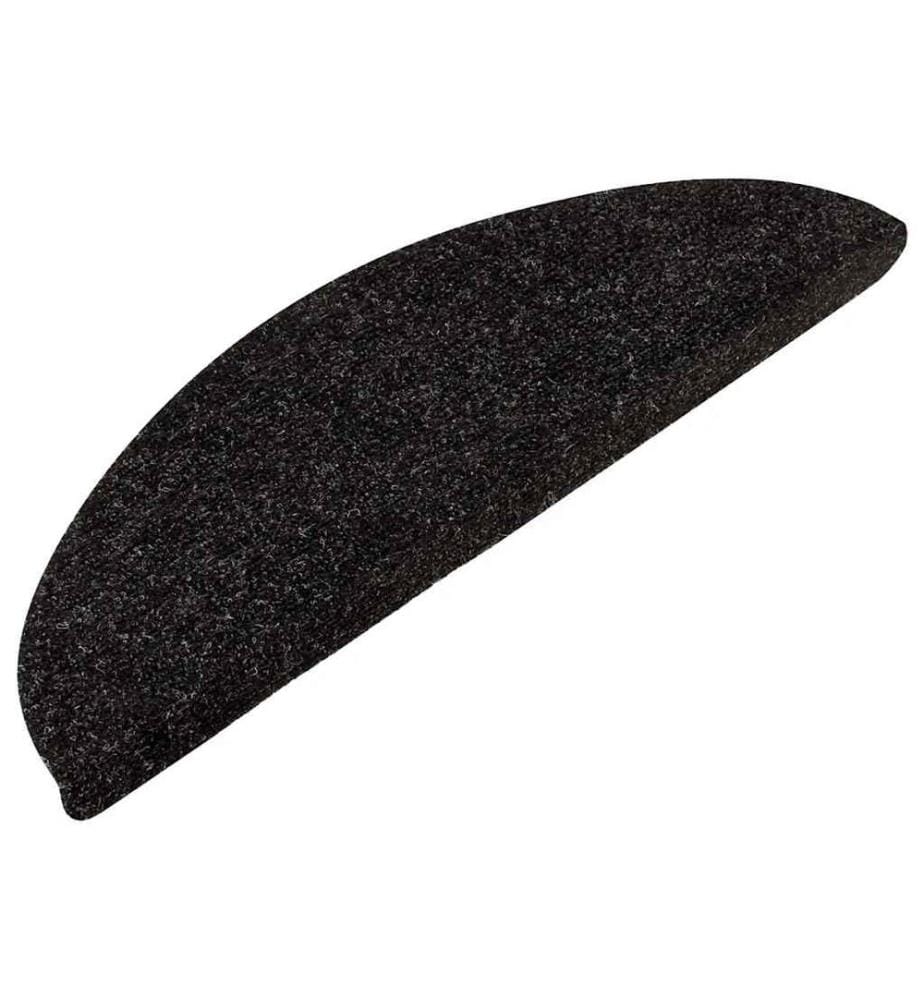 Stufenmatten Selbstklebend 15 Stk. 56x17x3 cm Anthrazit