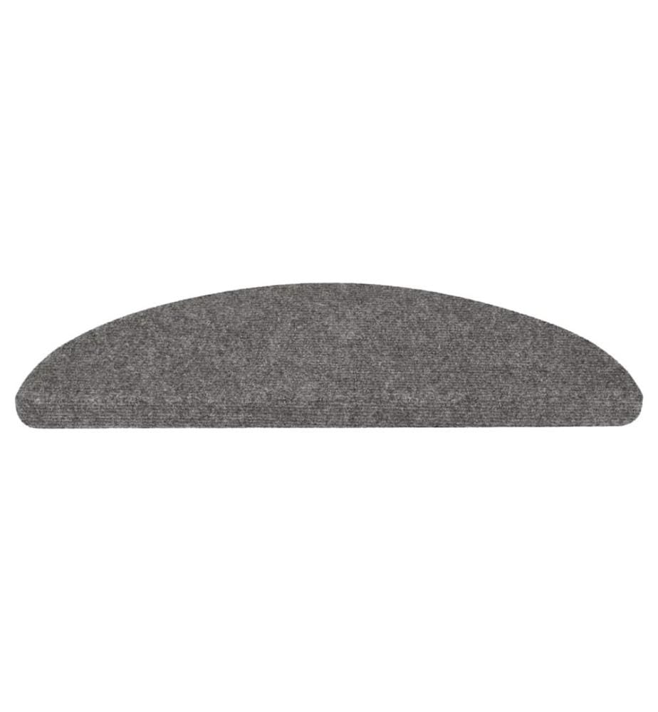 Stufenmatten Selbstklebend 15 Stk. 56x17x3 cm Grau