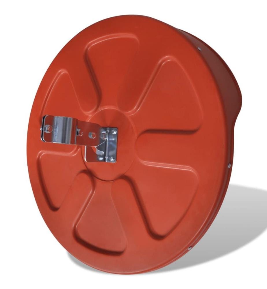 Miroir de trafic convexe Plastique Orange 60 cm