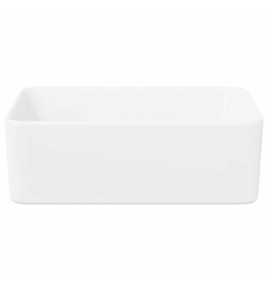 Waschbecken 40 x 30 x 13 cm Keramik Weiss