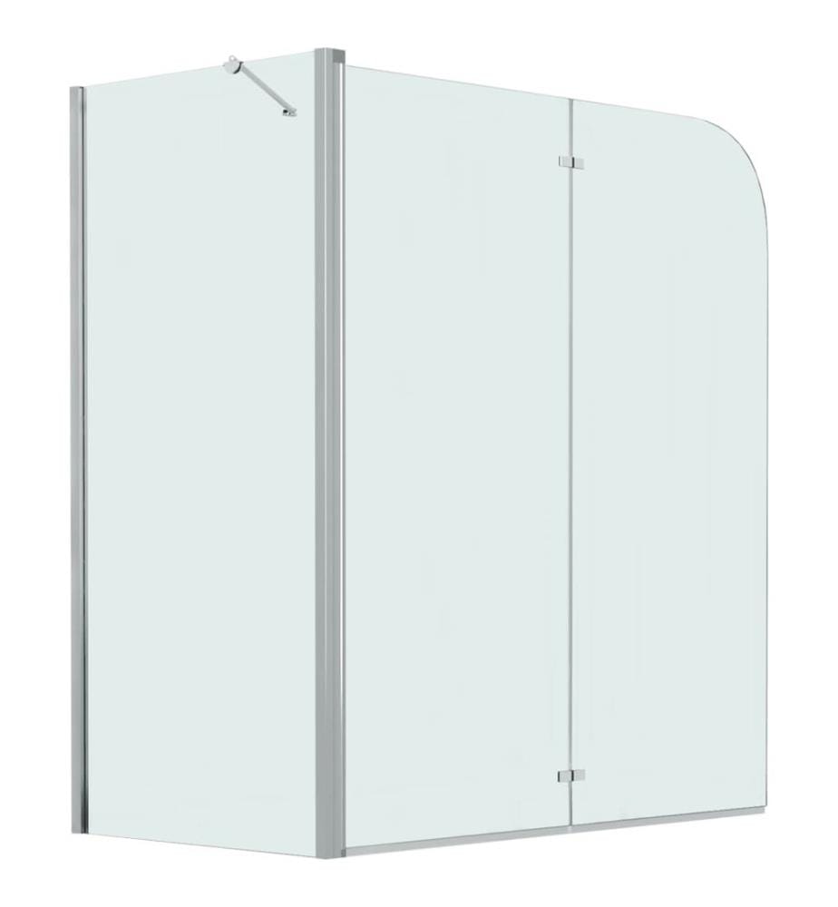 Badewannenaufsatz 2-fach Faltbar ESG 120x68x130 cm