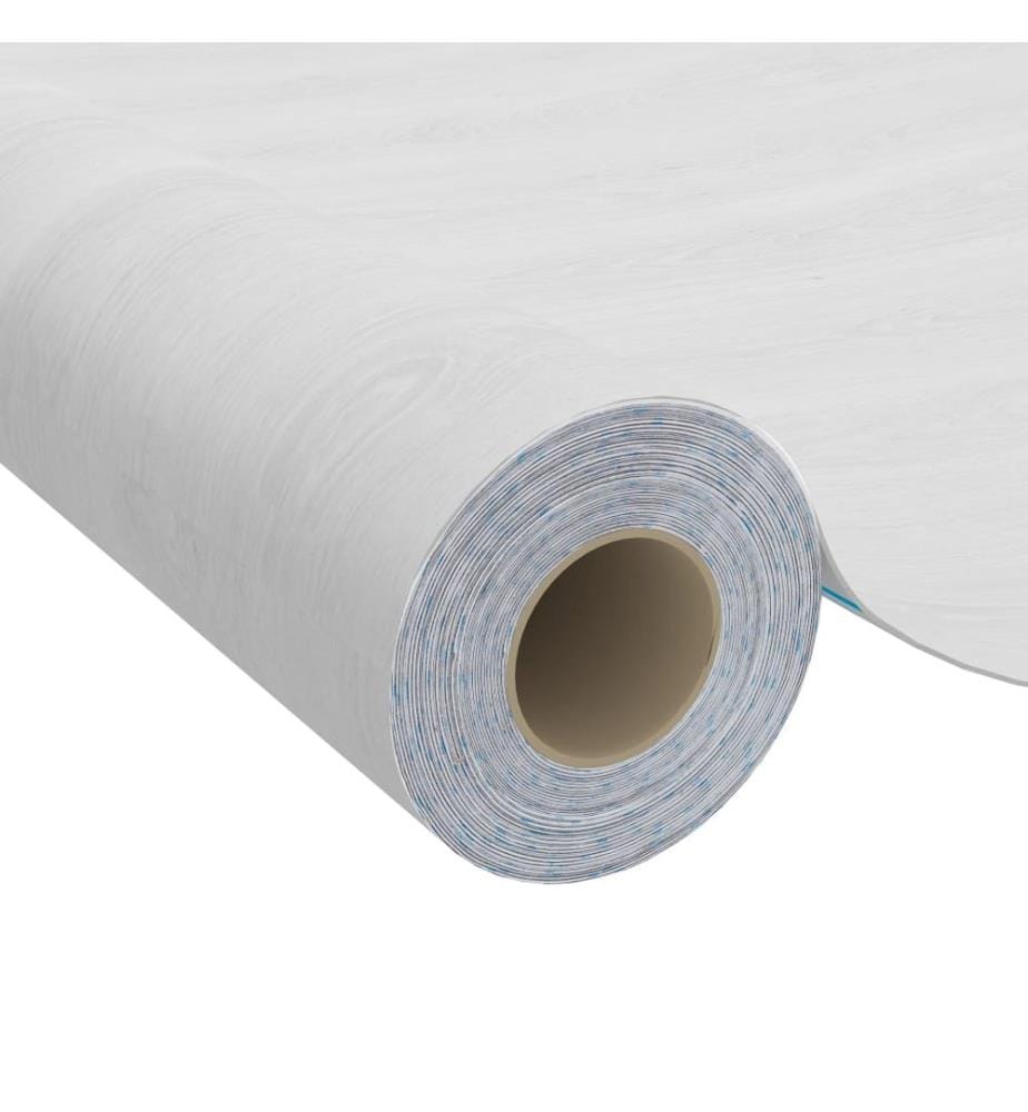 Selbstklebende Türfolien 2 Stk. Weisses Holz 210 x 90 cm PVC