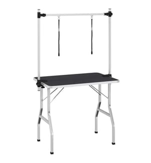 Table de Toilettage Ajustable pour Chiens Chats 2 Potences