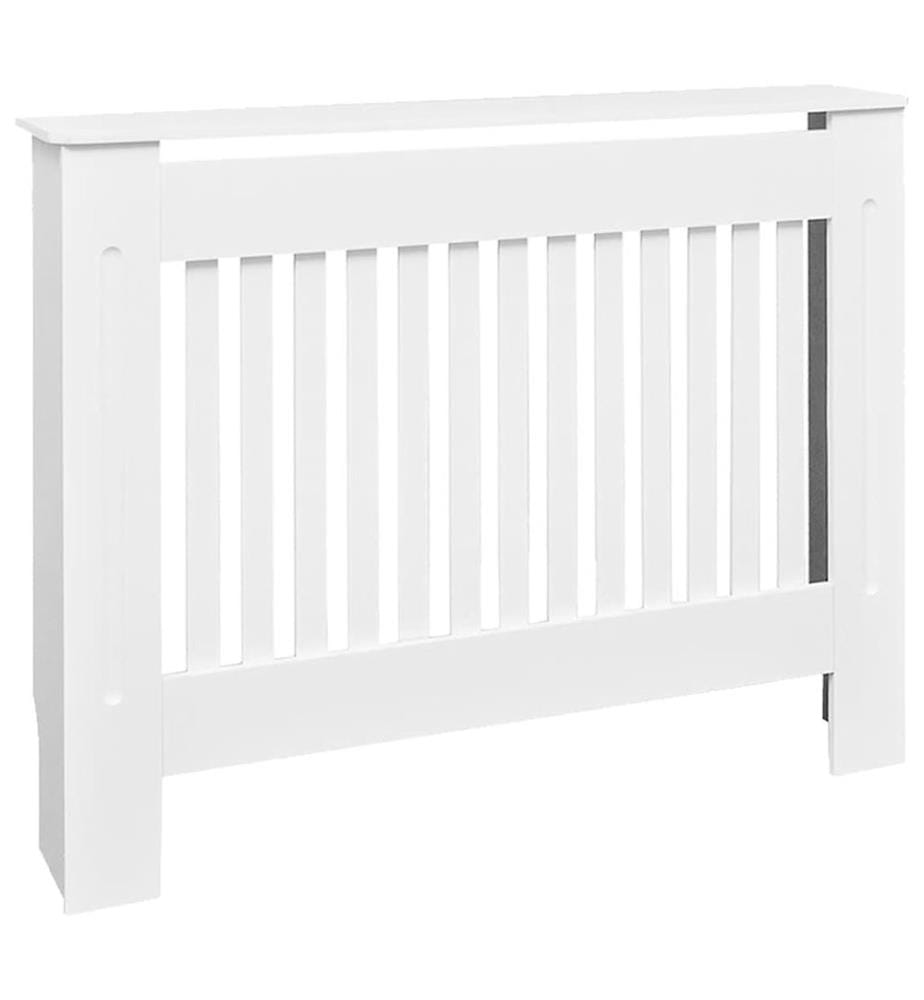 MDF Heizkörper-Abdeckung Heizkörperverkleidung 112 cm, weiss