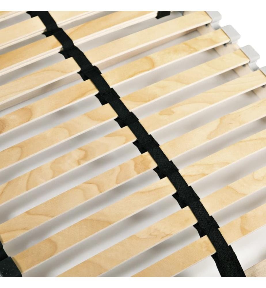 Sommier à lattes sans matelas avec 28 lattes 7 zones 90x200 cm