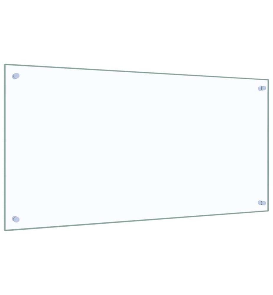 Küchenrückwand Transparent 100×50 cm Hartglas