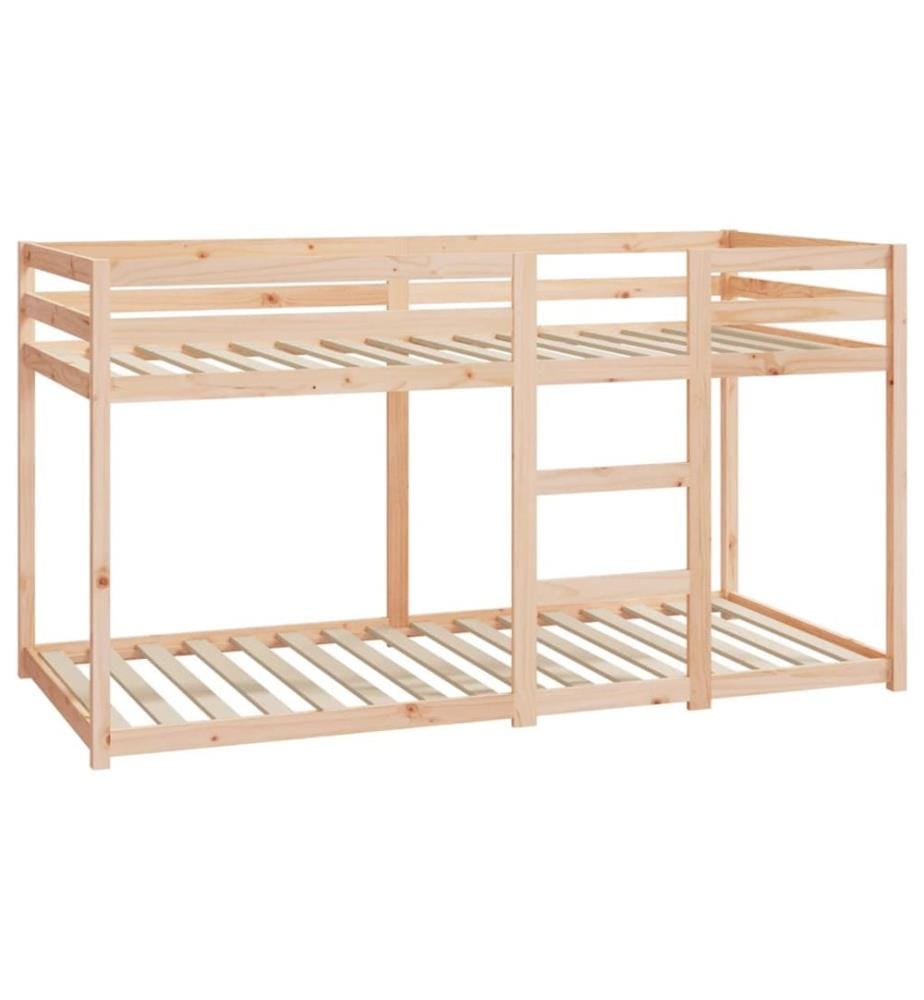 Lit superposé sans matelas 90x200 cm bois de pin massif