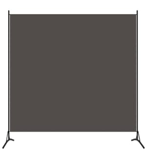 Paravent Anthrazit 175x180 cm Stoff