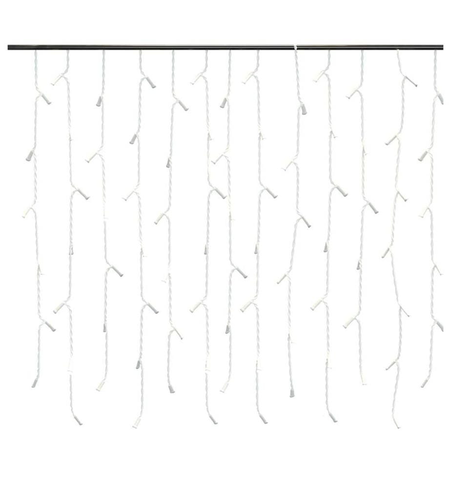 Rideau lumineux à glaçons LED 10m 400LED Blanc chaud 8fonctions