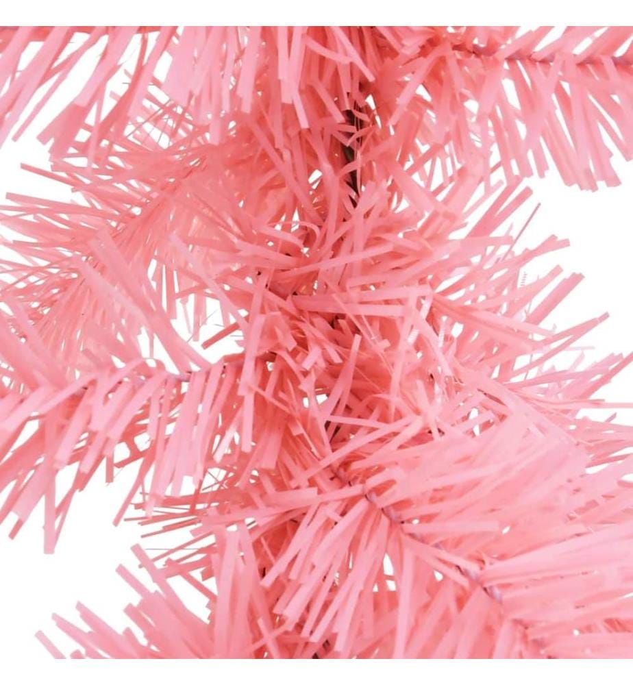 Guirlande de Noël avec lumières LED 5 m Rose