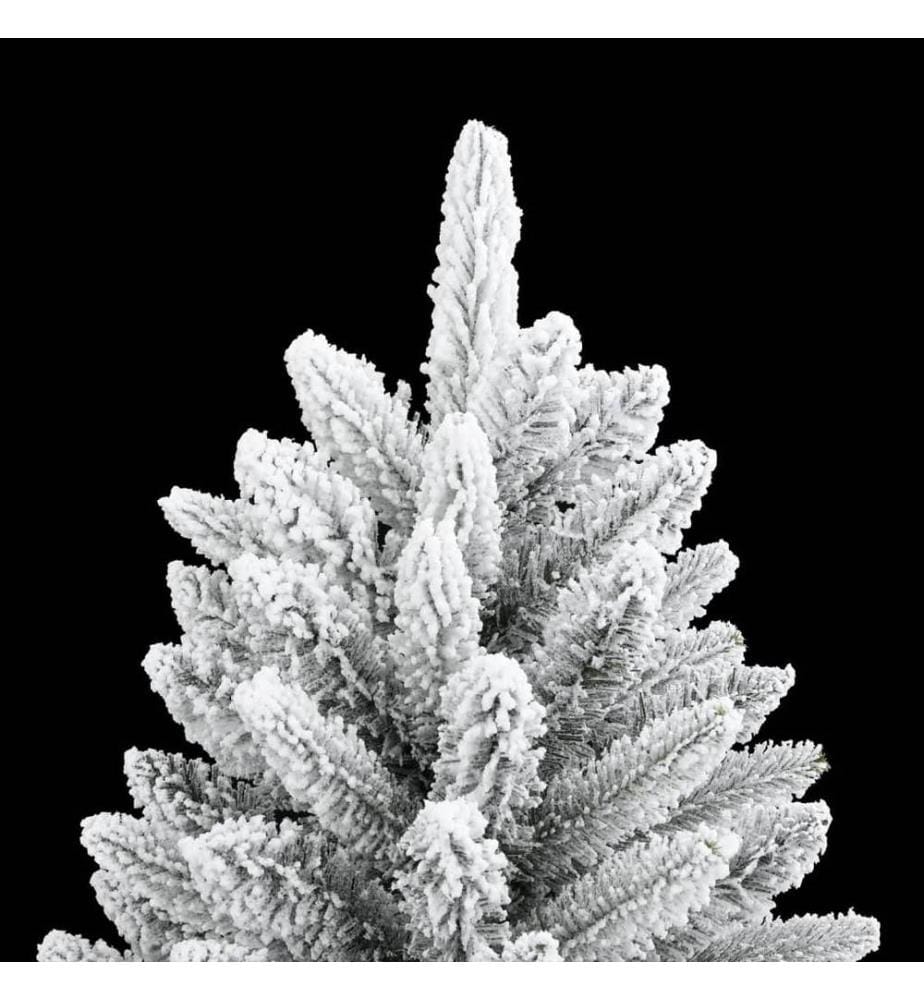 Sapin de Noël artificiel avec neige floquée 150 cm PVC et PE