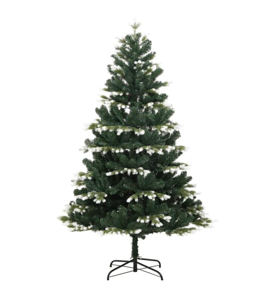 Sapin de Noël artificiel à charnières avec neige floquée 180 cm