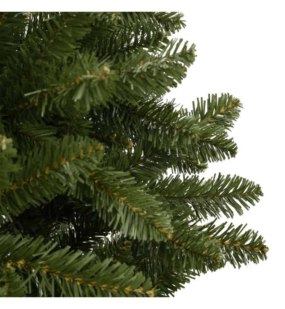 Sapin de Noël artificiel à charnières avec support vert 180 cm