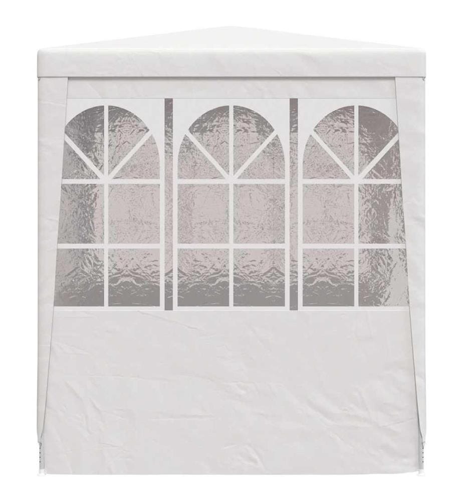 Tente de réception avec parois latérales 2x2 m Blanc 90 g/m²