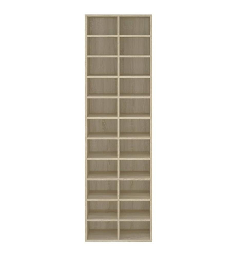 Schuhschrank Sonoma-Eiche 54x34x183 cm Holzwerkstoff